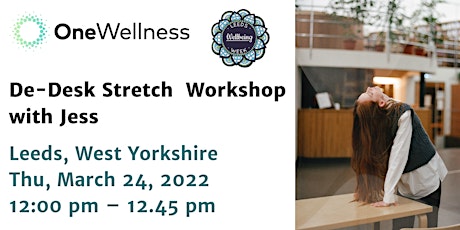 'De-desk Stretch' as part of Leeds Wellbeing Week primary image