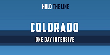 Imagen principal de HOLD THE LINE COLORADO - One Day Intensive