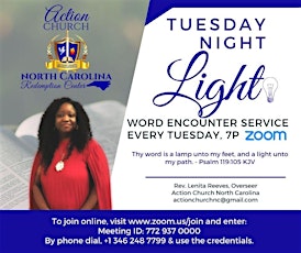 Action Chapel North Carolina: Tuesday Night Light Bible Study primary image