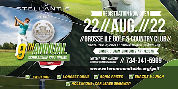 9th Annual Veteran Owned Business Roundtable Scholarship Golf Outing
