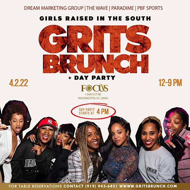GRITS Brunch + Day Party (Girls Raised In The South) image