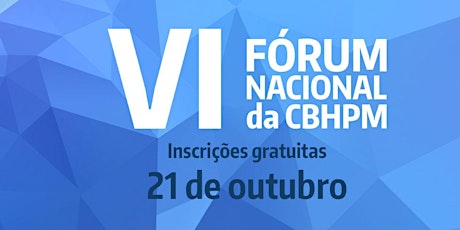 Imagem principal do evento VI Fórum Nacional sobre CBHPM - Vagas limitadas.