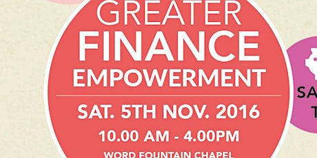 Greater Finance Empowerment 2016, Oxford primary image