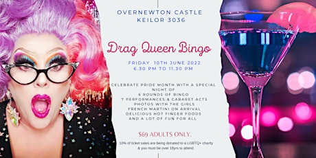 Drag Queen  Bingo  at Overnewton Castle tickets