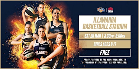 Brydens Sydney Uni Flames Girls  Basketball Clinic - Illawarra primary image