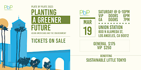 Plate by Plate 2022 - Los Angeles | Planting a Greener Future primary image