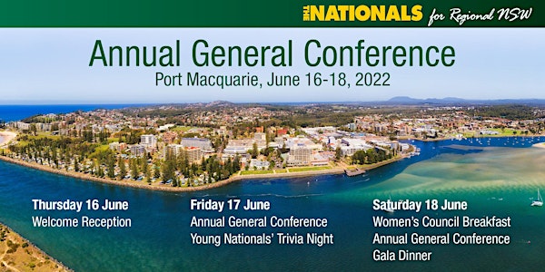 Annual General Conference, Port Macquarie 2022