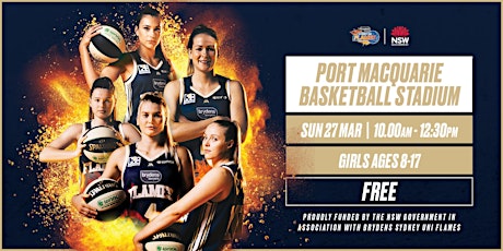 Brydens Sydney Uni Flames Girls  Basketball Clinic - Port Macquarie primary image