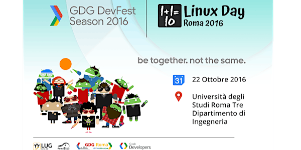 Google DevFest + Linux Day Roma 2016