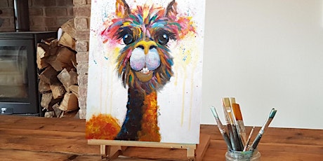 'No-drama Llama' Painting  workshop & Afternoon Tea @Sunnybanks, Doncaster