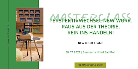 Seminaris Masterclass - Perspektivwechsel New Work Tickets