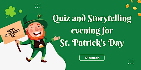 Imagem principal do evento Quiz & Storytelling Evening for St. Patrick's Day
