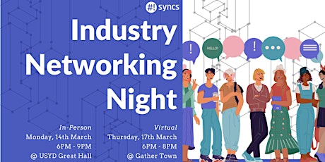 SYNCS Industry Networking Night primary image