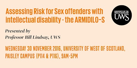 Assessing Risk for Sex offenders with intellectual disability - the ARMIDILO–S primary image