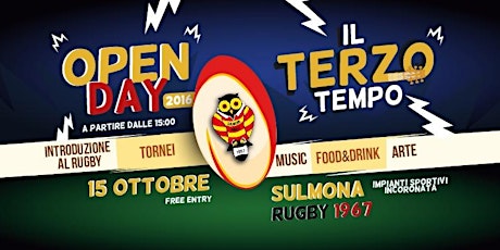 Immagine principale di Sulmona Rugby 1967 presenta: OpenDay & il Terzo Tempo 