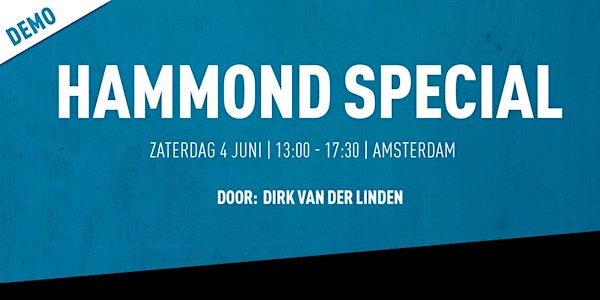 Hammond Special Bax Music Amsterdam