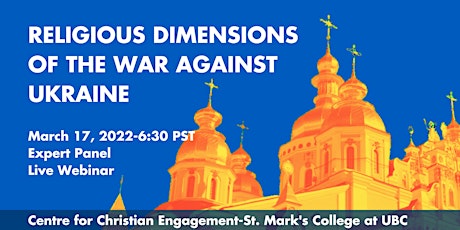 Religious Dimensions of the War Against Ukraine primary image