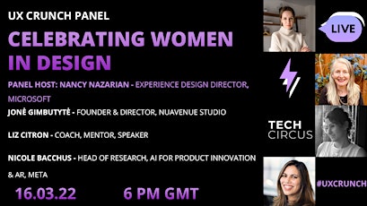 UX Crunch Panel: Celebrating Women in Design primary image