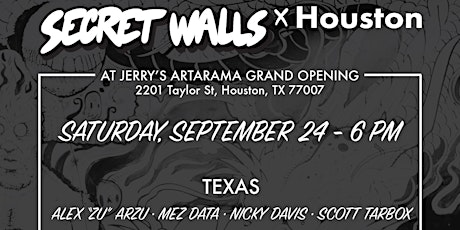 Secret Walls at Jerry's Artarama Grand Opening primary image