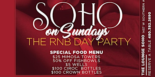 SoHo On Sundays The RnB Day Party