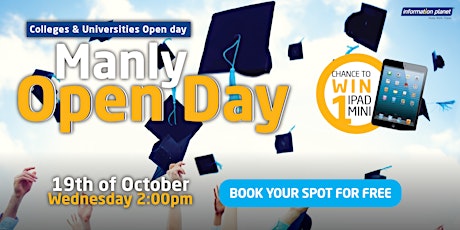 Manly Open Day OCTOBER primary image