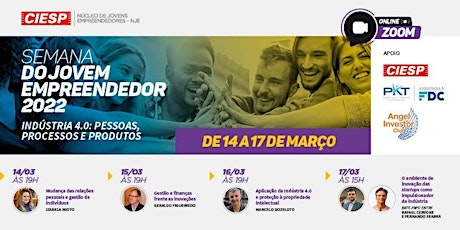 Imagem principal do evento SEMANA DO JOVEM EMPREENDEDOR 2022 - online