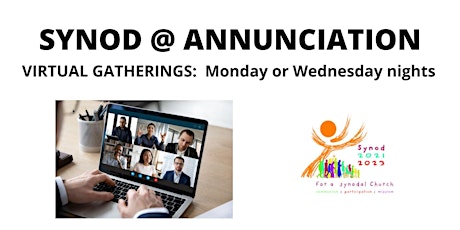 Synod @ Annunciation *****VIRTUAL EVENTS***** primary image