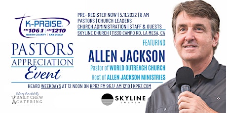 Imagem principal do evento K-Praise presents Pastor Appreciation Breakfast | 5.11.22