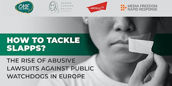 How to tackle SLAPPs against public watchdogs in Europe?
