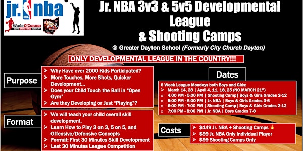 Jr. NBA  & Shooting Camps - Make Plays Today - Spring 2022