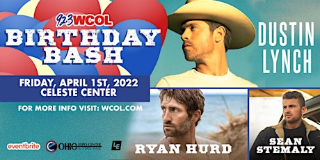 WCOL Birthday Bash - starring Dustin Lynch primary image