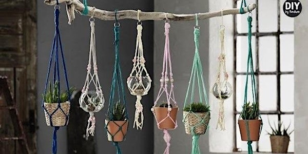 Crafternoon: Knot your own plant hanger!