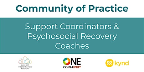 NDIS Community of Practice for Support Coordinators and Recovery Coaches primary image