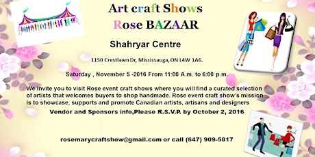 Art craft Shows  Rose event BAZAAR primary image