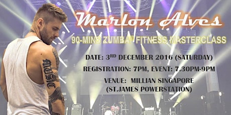 90-mins Zumba® Fitness Masterclass with Marlon Alves primary image