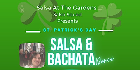 St. Patrick's Day Salsa & Bachata Dance Green & Black primary image
