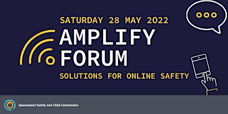 Amplify Forum: Solutions for Online Safety tickets