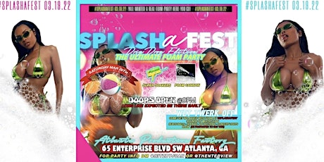 #Splashafest (The Ultimate Foam Party) primary image