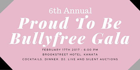 6th Annual Proud to be Bullyfree Gala primary image