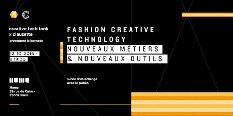 Image principale de FTWeek : Fashion Creative Technology : Nouveaux Métiers et Nouveaux Outils
