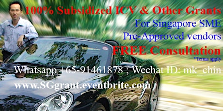 100% Subsidized ICV & Other Grants for Singapore SME. Free Consultation!