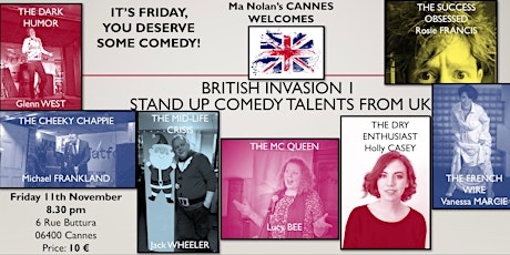 British Invasion: Stand Up Comedy Talents from UK primary image