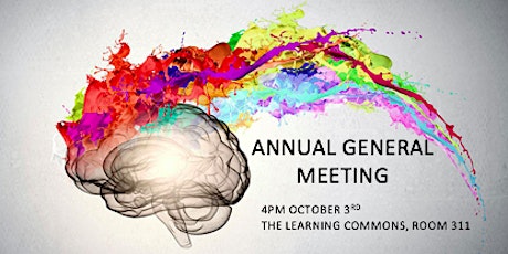 Psych Society's 2016 Annual General Meeting primary image