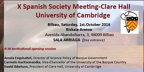 Clare Hall - University of Cambridge - Spanish Society Meeting
