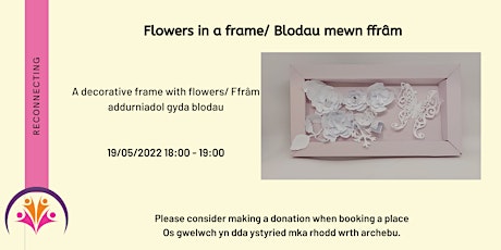 Flowers in a frame - Blodau mewn ffrâm tickets