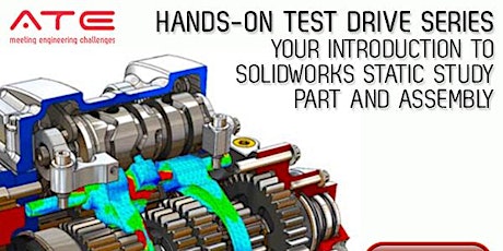 HANDS-ON TEST DRIVE SERIES: YOUR INTRODUCTION TO SOLIDWORKS STATIC STUDY PART AND ASSEMBLY primary image