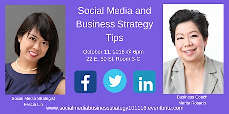 Social Media and Business Strategy Tips Workshop primary image