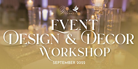 Event Design & Decor Workshop  (September) tickets