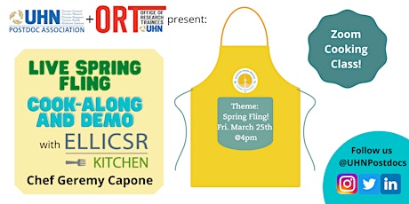 Live “Spring Fling” Cook-Along and Demo with Chef Geremy Capone