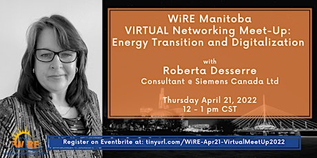 WiRE Manitoba Virtual Networking Meet-Up with Roberta Desserre